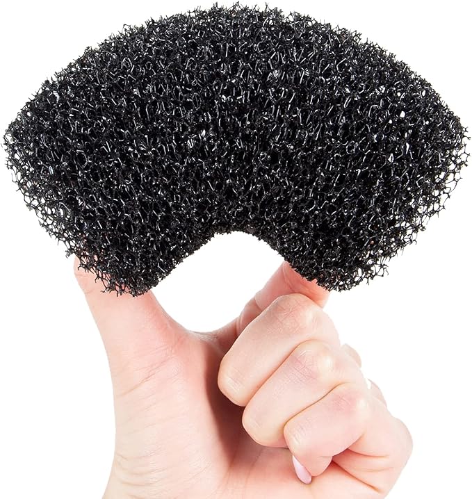 Yaubay 4 PCS Internal Filter Sponge Foam, Aquarium Bio Sponge Rolls of Fish Tank Filter Accessories 4.5" x 2"