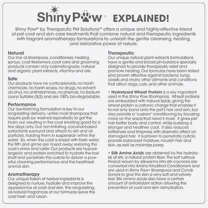 Unscented Dog Shampoo for Sensitive Skin by Shiny Paw 16 oz | Hypoallergenic Tearless Dog Shampoo Itchy Skin Relief | Dandruff Free | Made in USA