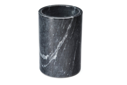 Fox Run Marble Wine Bottle Holder and Utensil Crock, Black
