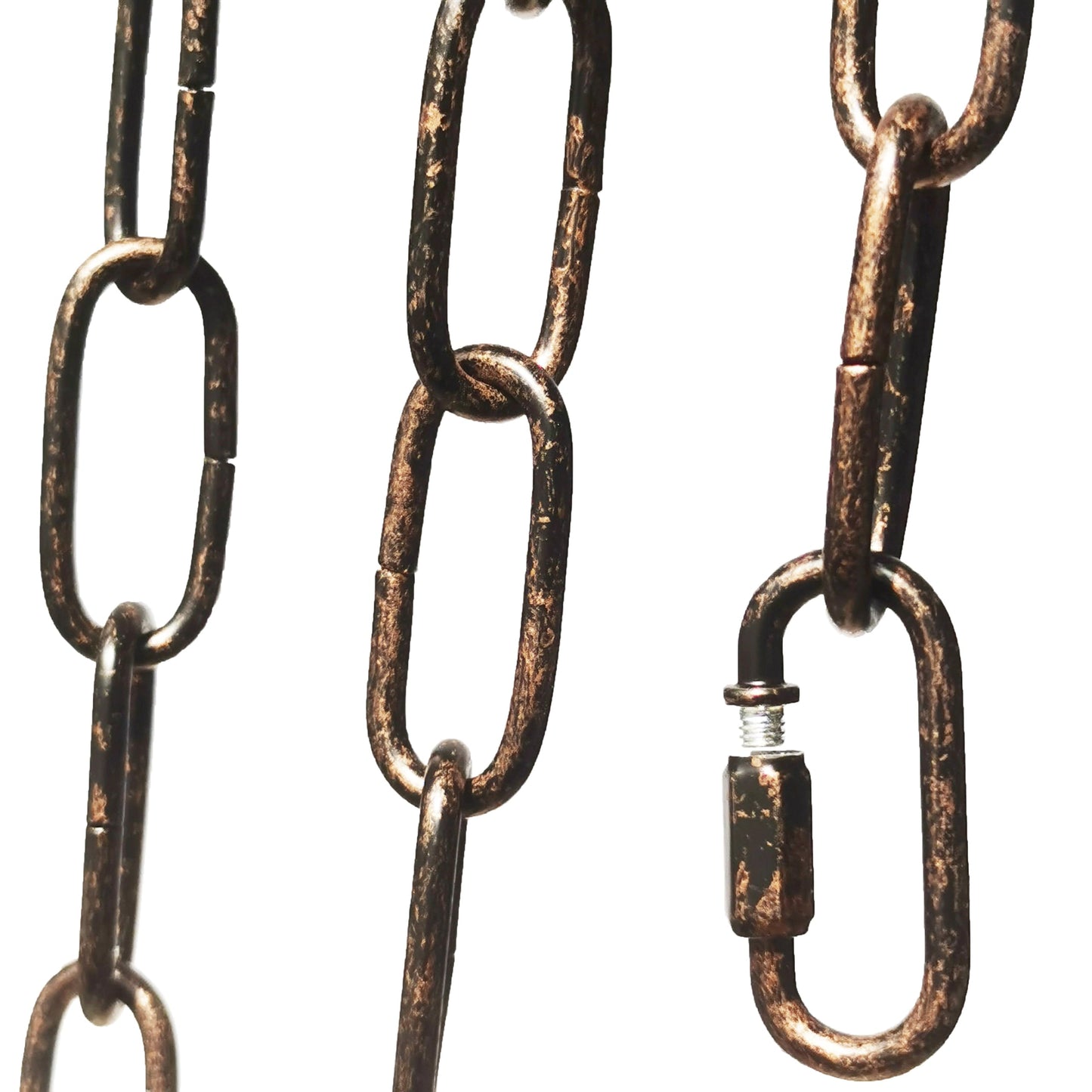 CUFEAL 6ft Aged Bronze Finish Lighting Chain Industrial Style Deco Chain (4mm)