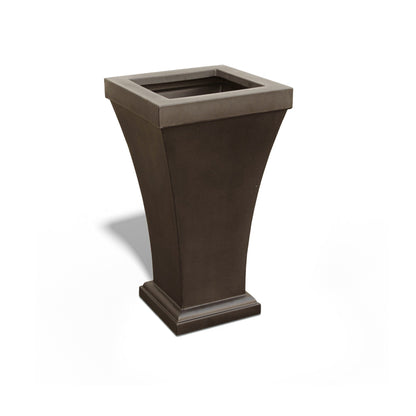Mayne 5864-ES Bordeaux Tall Polyethylene Planter, Espresso