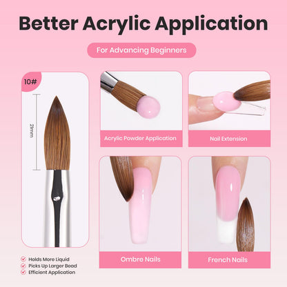 Beetles 31pcs Nail Art Brushes, Dotting Tools, Nail Art Pens, Dust Brush, Striping Liner Fingernail Drawing Pens with Palette Holder All in One for Starter Manicure Design Set