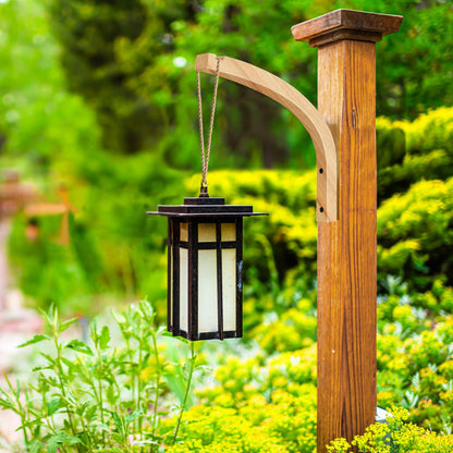 HCDHAKN Wooden Plant Hanger, Plant Hooks for Hanging Baskets 2 Pcs, Wooden Hanging Baskets, 8.7 Inches, Perfect for Flower Pots, Lanterns, Wind Chimes, Lamp Decorations, and Garden Ornaments