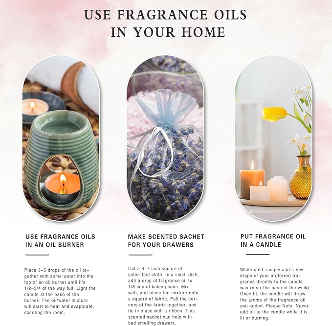 PHATOIL 3.38FL.OZ Mandarin Fragrance Oils for Aromatherapy, Essential Oils for Diffusers for Home, Perfect for Diffuser, DIY Candle and Soap Making, DIY Scented Products - 100ml