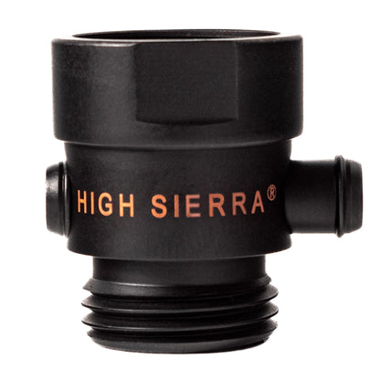 High Sierra® - All Lead-Free Brass Trickle Valve For Shower Heads. For Pause & Pressure Control. Easy To Push Button Reduces The Flow of Water or Shuts It Off to Just a Trickle - Matte Black