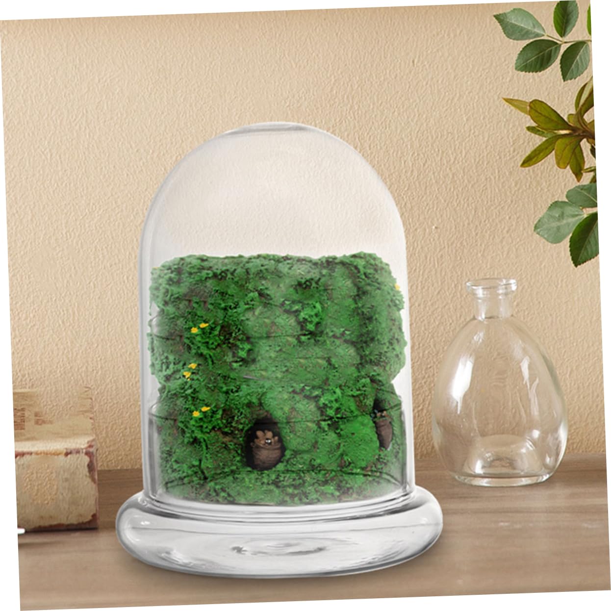 FUNOMOCYA 2pcs Eco Bottle Moss Micro Landscape Bottle Glass Terrarium DIY Plant Container