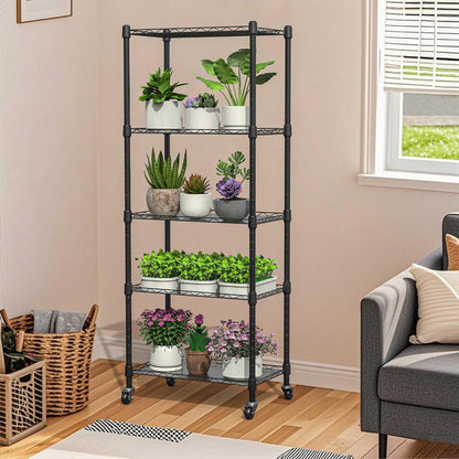 sagrynfp Small Greenhouse for Indoors, 5 Tier 23.1" L×13.2" W×61.2" H mini Greenhouse Outdoor, Indoor Adjustable Shelves