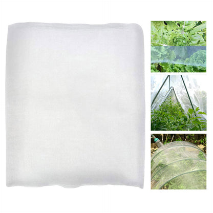 10x15Ft Garden Netting, Fine Mesh Insect Netting for Plant Protection, Mosquito Bug Bird Barrier Mesh Cover for Vegetables Fruits Flowers Raised Beds