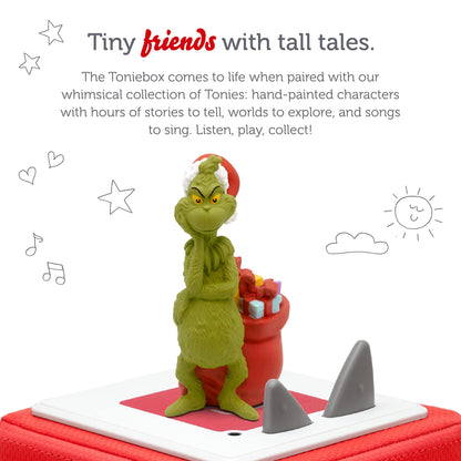 Tonies Grinch Audio Toy Figurine from How The Grinch Stole Christmas by Dr. Seuss