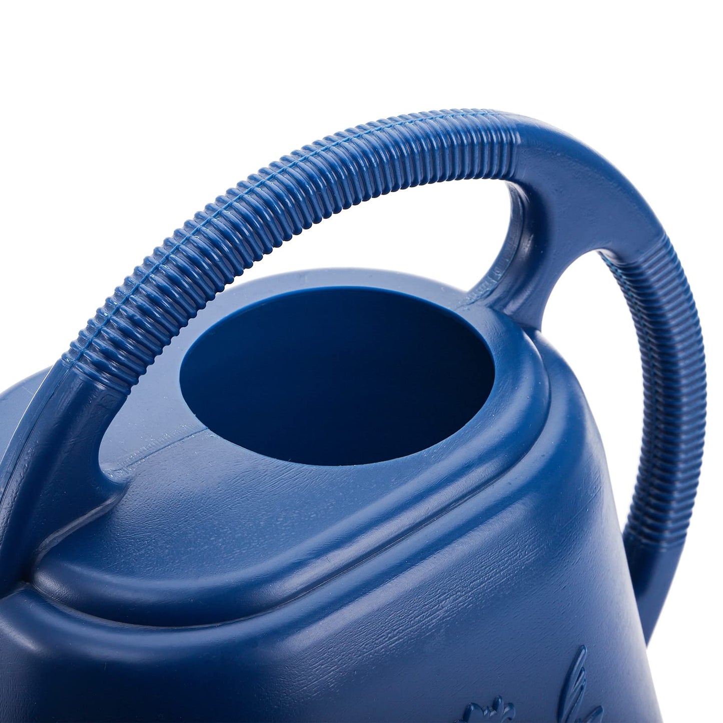 Fasmov 1-Gallon Plastic Watering Can with Comfortable Handle, Garden Watering Cans Long Spout for Indoor Outdoor Watering Plants, Blue