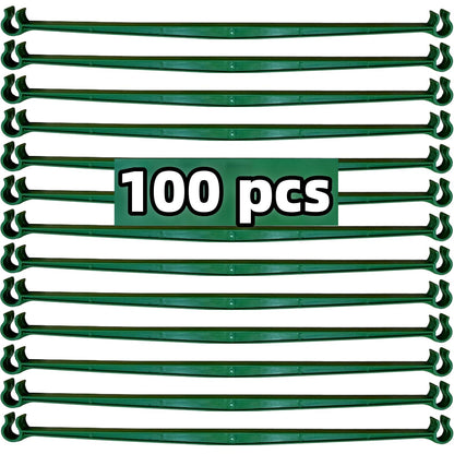 100Pcs Stake Arms for Tomato Cage, 11.8 inch Tomato Stake Connectors, Expandable Support Trellis Connectors for 11mm Stakes for Garden Climbing Plants Vegetables