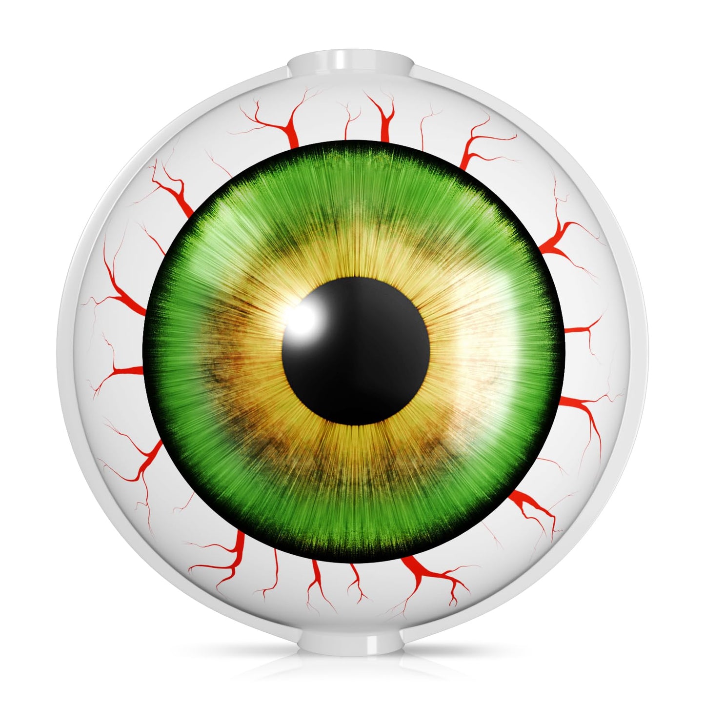 Retisee Halloween Pumpkin Eyeball Post Light Cover Jack O Lantern Lamp Shade 20 D x 22 H Eyeball Lamp Shade Plastic Pumpkin Light Shade for Porch Garage Front Door Outdoor(1 Pack,Eyeball)