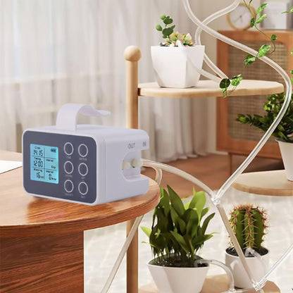 Adjustable Drip Irrigation Set for Housegreens with 15 or 20 Outlets and 300 Seconds Watering Duration Vacation Plant Watering Structure
