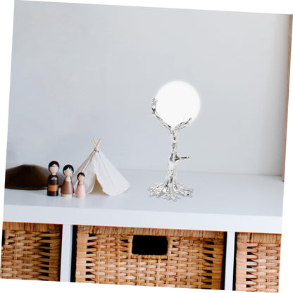 Hemobllo Creative Tree Branch Shape Crystal Ball Base Display Rack Premium Iron Ore Stand for Crystal Balls Delicate Sphere Holder for Home Decor Compact Elegant Pedestal for Desk Table