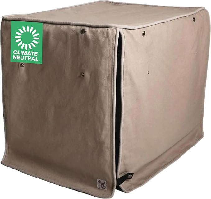 Molly Mutt Wild Horses Dog Crate Cover, 100% Cotton Canvas Cover with 2 Roll-Up Panels, Ideal for Dog or Cat Crate, Durable, Washable, and Free of Harmful Chemicals, 36" x 23" x 25"