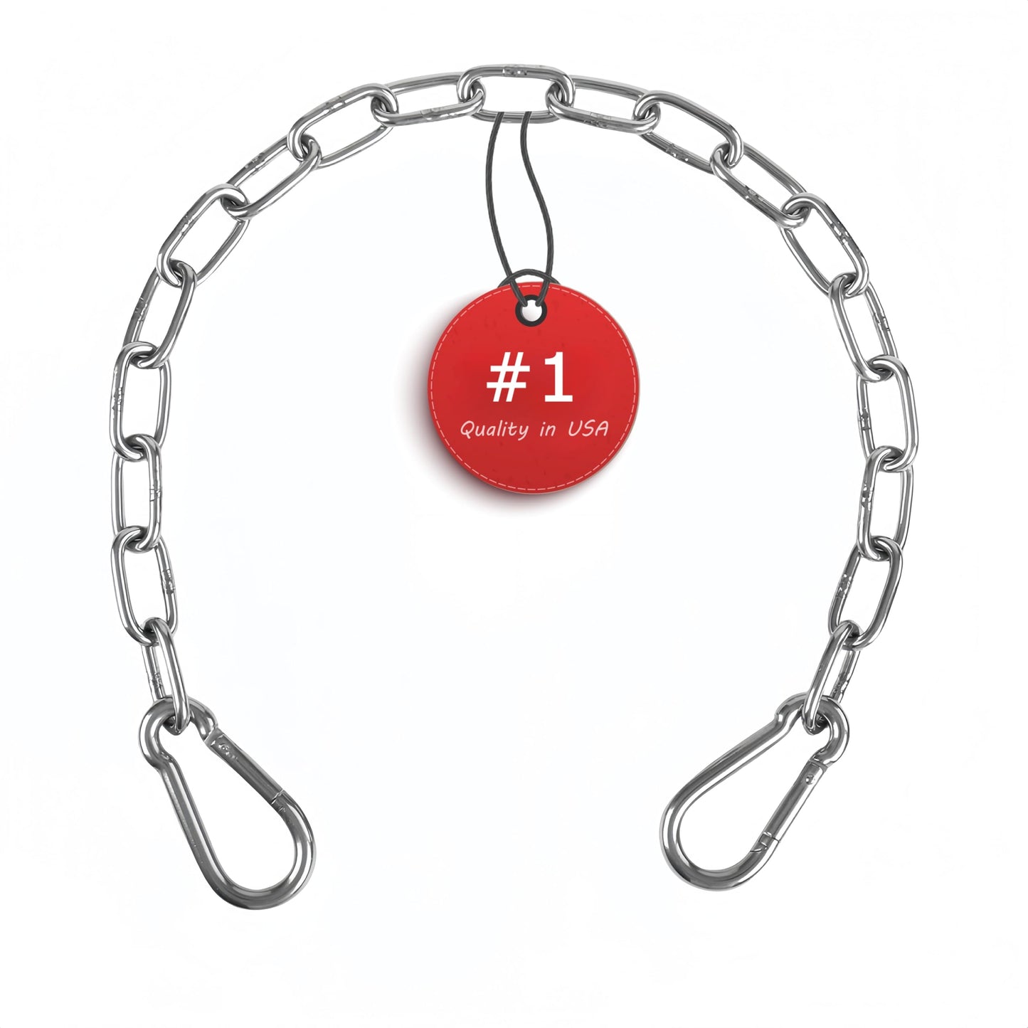 ZRruowin Heavy Duty Chain 440LB 40" Chains for Heavy Bag, Hammock, Swing, Outdoor Indoor Use, Rust-Resistant Secure Hanging