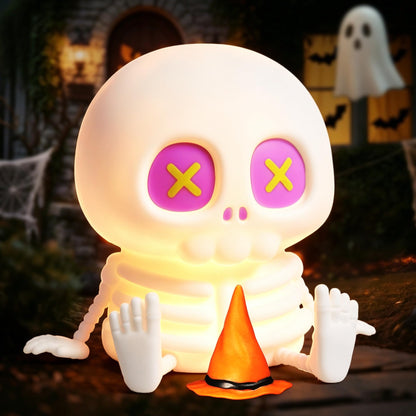 Skull Night Light for Kids Room, Skeleton Lamp,Halloween Decor Night Light
