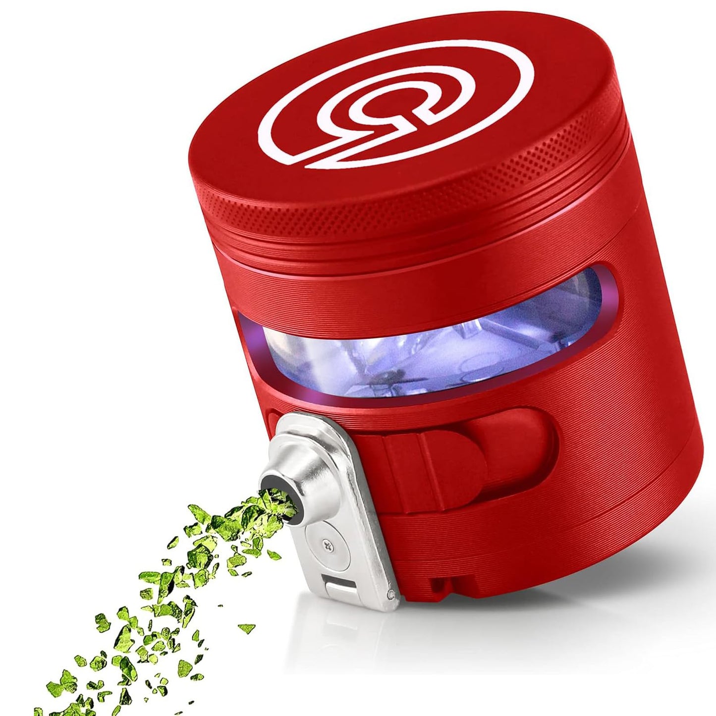 MANUAL Grinder AUTOMATIC Dispenser Large 2.5" Aluminum Alloy, for HOME & KITCHEN ONLY (Midnight)…