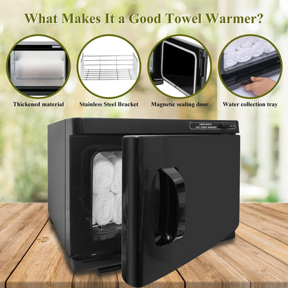 Hot Towel Warmer, 8L Towel Warmer Spa, Towel Warmer for Facials, Professional Towel Warmer, Small Towel Warmer Cabinet, Suitable for Spa, Salon, Barbershop, Esthetician…
