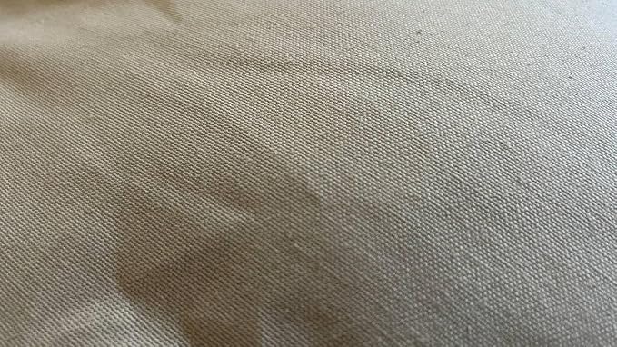 Organic Cotton Canvas Dog Bed: Removable Cover, Natural Fill - Made in USA (Gray, Medium 28" x 8" inches)