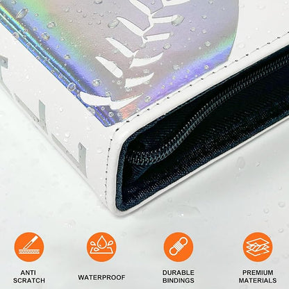 1080 Pockets Custom Card Binder, DIY Anime Sports Cover Design, Portable Waterproof Storage Album with Removable Sleeves for Baseball Football Soccer One Piece Cards Collectors