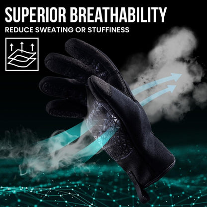 TAILI Level 3 Needle, Level 5 Puncture Resistant Work Gloves for Gardening, Touchscreen, Breathable, Grip Enhanced A7 Cut Resistant Safety Gloves, Black, Medium (M), 1 Pair