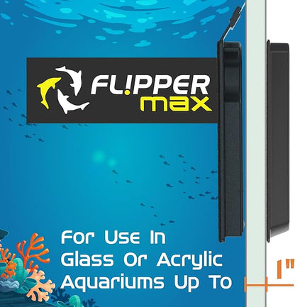 - Flipper Max Aquarium Algae Magnet Cleaner (for Glass or Acrylic Tanks 5/8-1-Inch) …