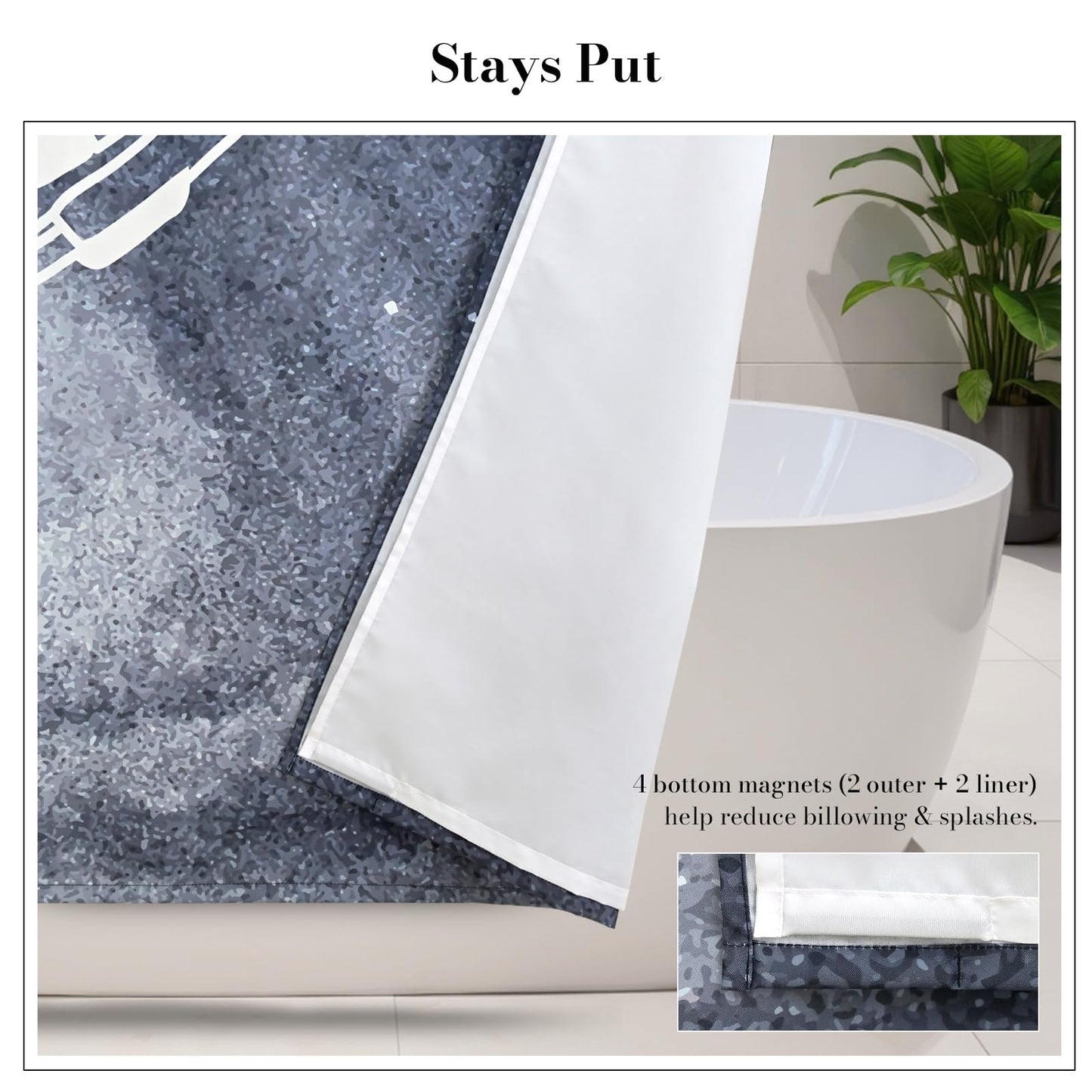 DRIFTED ROOT NASA Licensed Shower Curtain Set, Starlane Drift Spiral Galaxy Rocket Design, Space Poster Art, Oxford Cloth, Bathroom Hotel Decor (Starlane Drift-Black/Gray, 72" W x 72" L (Pack of 1))