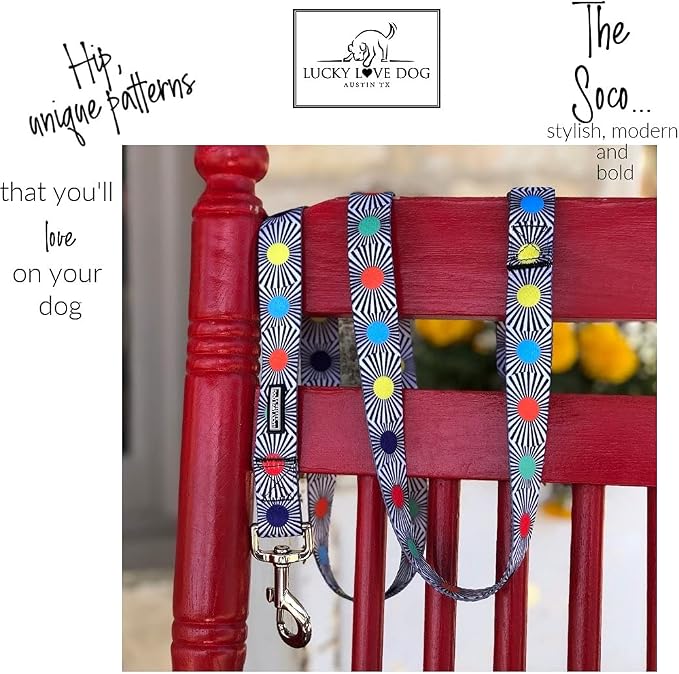 Lucky Love Dog Collars, Comfortable, Soft, Cute Female Dog Collar for Small Dogs, SOCO, XS