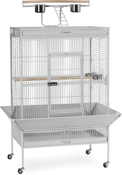 Prevue Pet Products Wrought Iron Select Bird Cage Pewter Hammertone 3154W