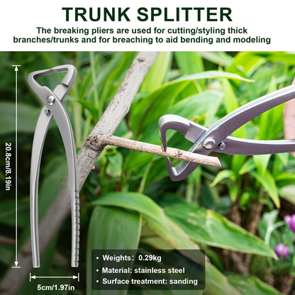 6 PCS Bonsai Pruning Tool Set, 6 Different Roles of Scissors to Meet All the Needs of the Usage Process, for Plant Pruning and Shaping, Free Your Hands and Easy to Finish the Work