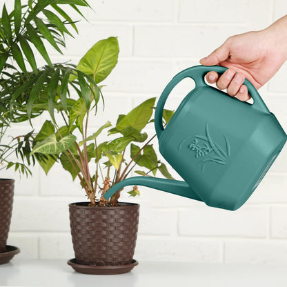 TTAOE GN Grip Watering Can - for Home Plant Garden - 1 Gallon - Green