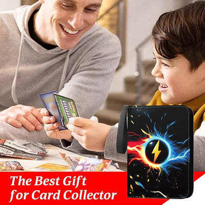 Trading Card Binder 9-Pocket, 900 Pockets Collectible Trading Card Album with 50 Removable Double-Sided Pages for MTG, TCG Game Cards and Sports Cards Storage - Black