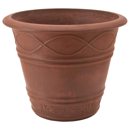 PSW ME36TC Western Weave Planter, 14 by 11.5-Inch, Terra Cotta Color