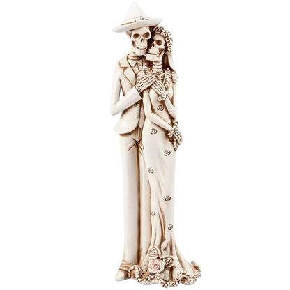 Primitives by Kathy Halloween Seasonal Home Decor Accessory Skeleton Couple Figurine - Halloween Resin Decorative Item