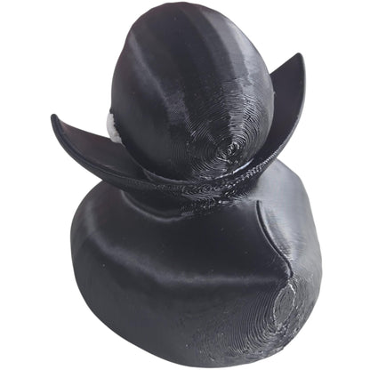 Vampire Duck Collectible Figurine - Striking Gothic Decor for Spooky Desk Display or Unique Gift - 3D Printed in Canada