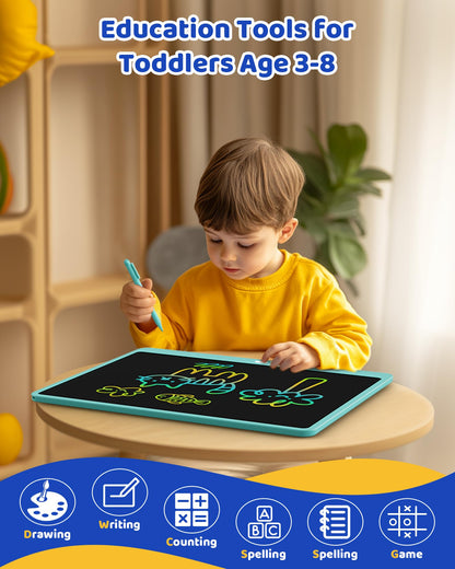 KOKODI LCD Writing Tablet for Kids 16 Inch Colorful Doodle Board, Electronic Drawing Pad for Kids, Educational and Learning Toys Gifts for 3-8 Year Old Boys and Girls