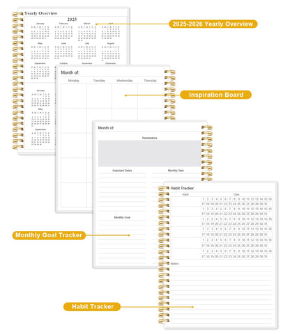 Academic Planner for 2026-2027 or Anytime - Undated Weekly Student Planner For Homeschool, High School, College & Nursing Students, 200 Pages, 8.5" x 11", Pink