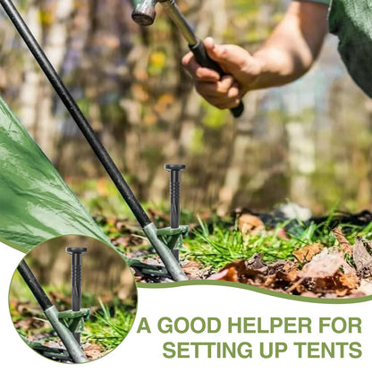 100Pack Plastic Landscape Edging Spikes, 8 Inch Spiral Landscape Anchoring Spikes，Landscape Spikes for Garden Lawn Yard, Paver Edging, Weed Barrier, Artificial Turf & More