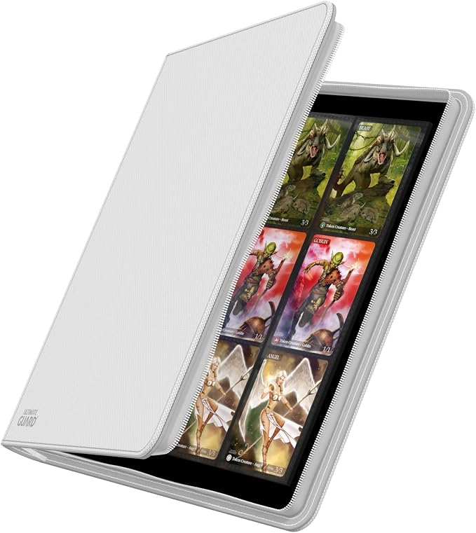 Ultimate Guard Zipfolio 480 – 24 Pocket XenoSkin (Quadrow) White