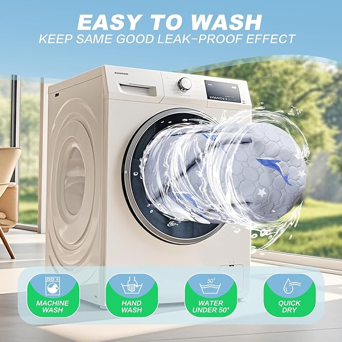 Washable Pee Pads for Dogs, 2 Pack Puppy Pads, Super Absorbent & Leakproof with Anti-Slip Bottom for Dog Training, Crates, Car, Pet Pee Pads, and Furniture Protection,34"x52"