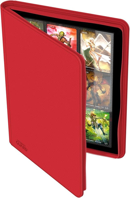 Ultimate Guard Zipfolio 360 – 18 Pocket Xenoskin Red