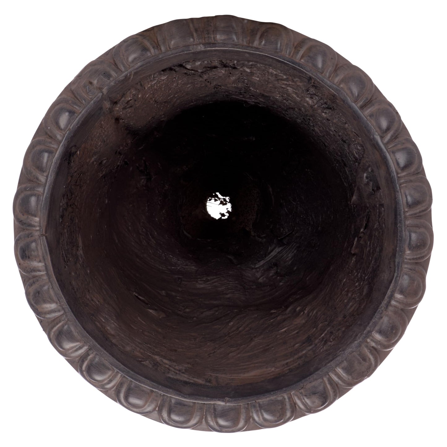 SAFAVIEH Outdoor - Arden Pedestal Planter Pot - Brown Magnesium Oxide Weather-Resistant Garden Urn with Drainage Hole for Patio, Porch & Entryway, 11" W x 11" D x 15.4" H (PAT5044B)