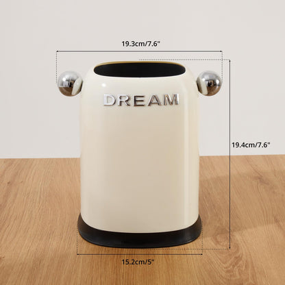 MiaLi White Desktop Trash Can, PP Small Waste Bin for Desk, Coffee Table, or Vanity,Mini Countertop Trash Can for Office or Bathroom (White)