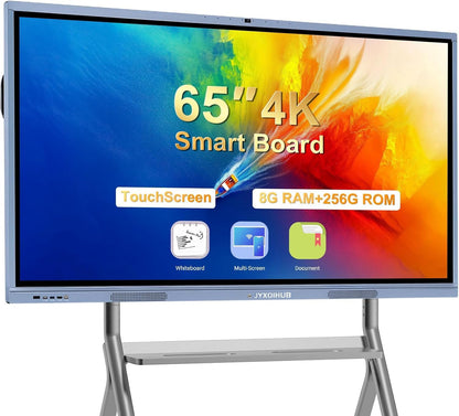 Smart Board Collaboration Hub, JYXOIHUB Digital Electronic Whiteboard Built in Dual OS for Classroom and Business, Touch Screen Interactive Smart Whiteboard (Board Only) (65 Inch)
