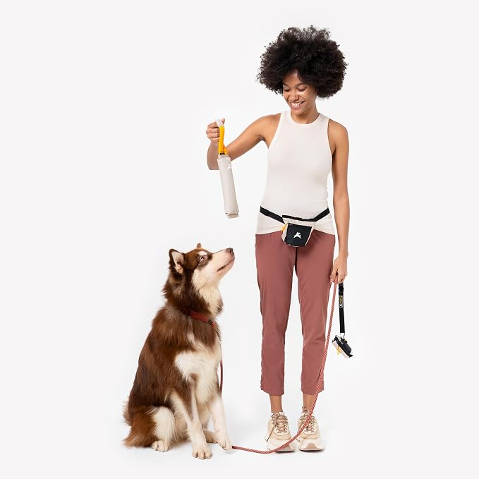 OllyDog Tugger | Dog Tug Toy for Tug of War & Training | Durable Bite Pillow | Eco-Friendly Recycled | Handle | Medium Large Dogs (Con Leche)