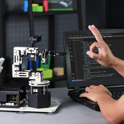 Yahboom 6DOF Program Robotic Arm Kit 3D Adaptive Gripping, 3D Automatic Recognition Supports Large AI Model (Sta-OrinNano Super 4GB)