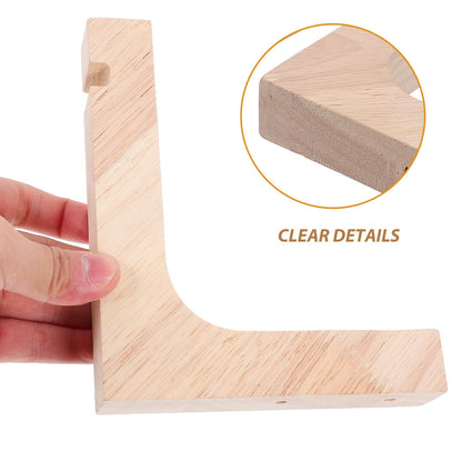 FENICAL 2pcs Wooden Plant Hangers Heavy-Duty Wall Hooks for Indoor and Outdoor Hanging Plants Natural Wood Hanging Bracket Supports Flowerpots Ceiling and Wall Mounted