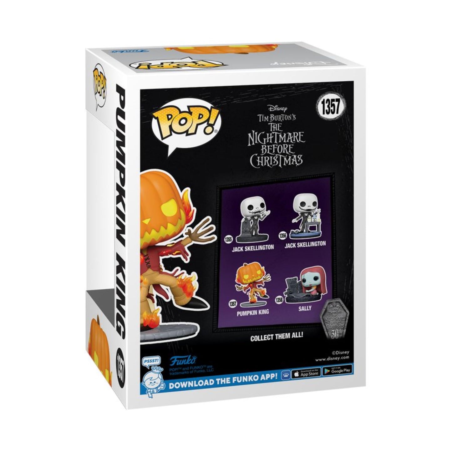 Funko Pop! Disney: The Nightmare Before Christmas - Pumpkin King 1357 Special Edition Glow in the Dark