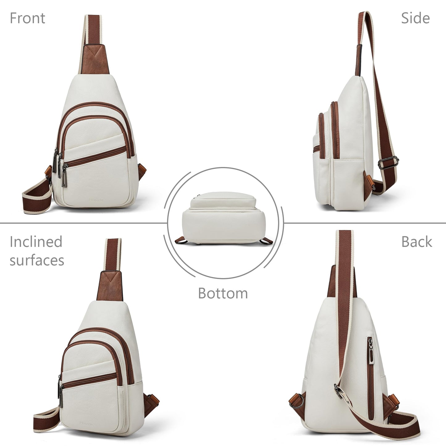 Sling Bag Crossbody Bags for Women Small Cross Body Bag Fanny Packs Chest Sling Purse for Daily Travel Leisure Sport